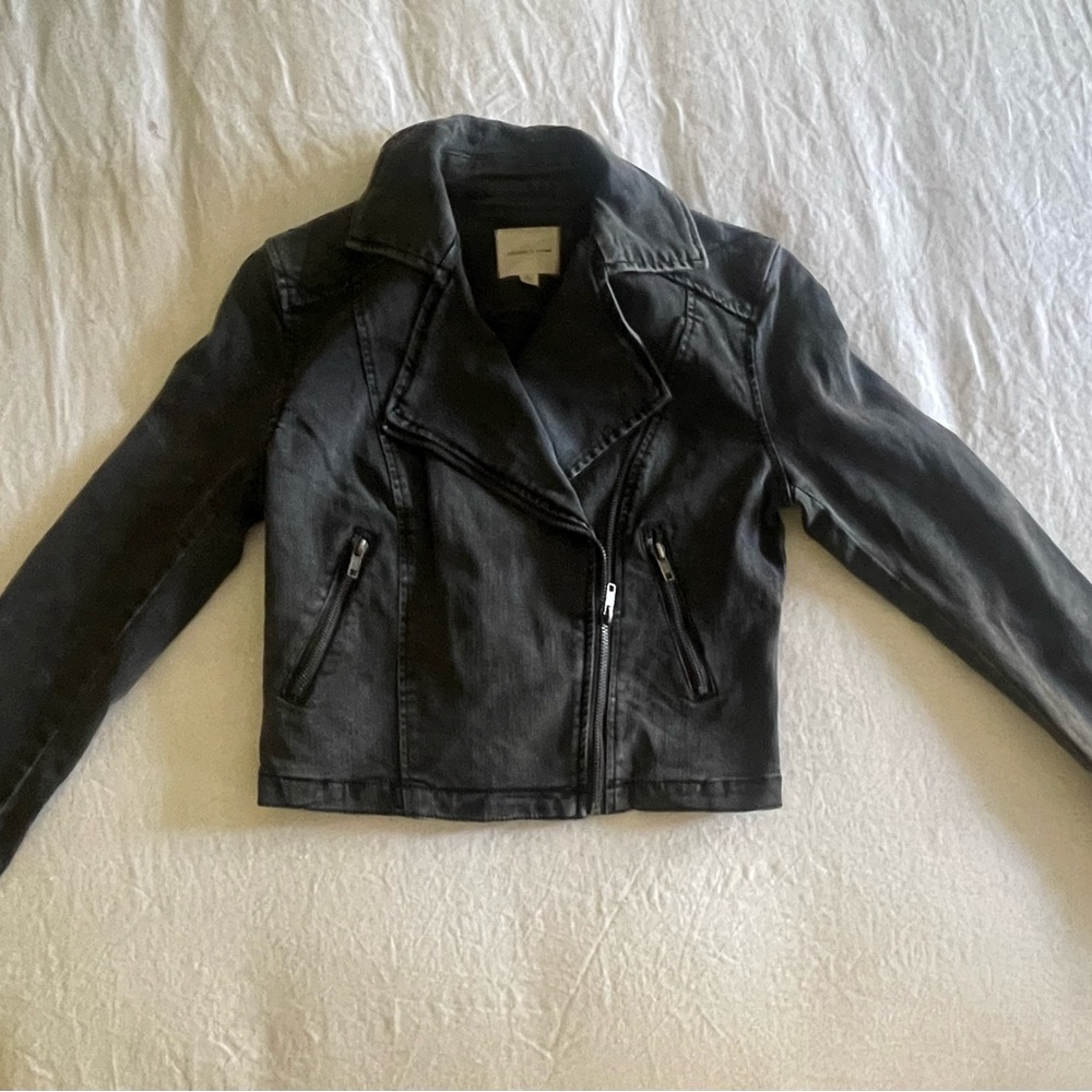 Silence + Noise Black Denim Jacket